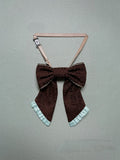 Brown/Mint Bow Tie Chocolate Lolita Green