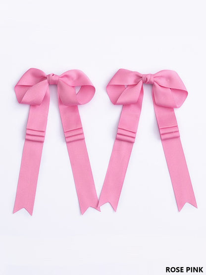 18 Long Ribbon Satin Lolita Options Bowknot Hairclip Color