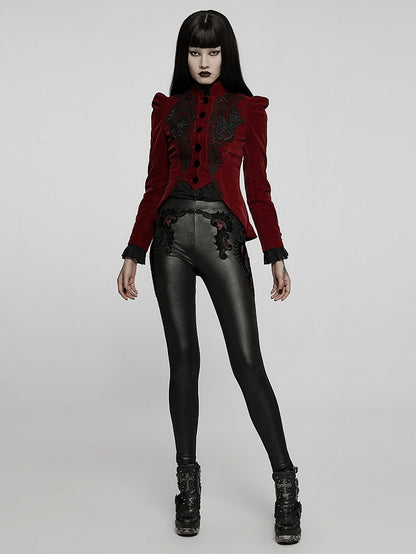 Jacket Goth Red