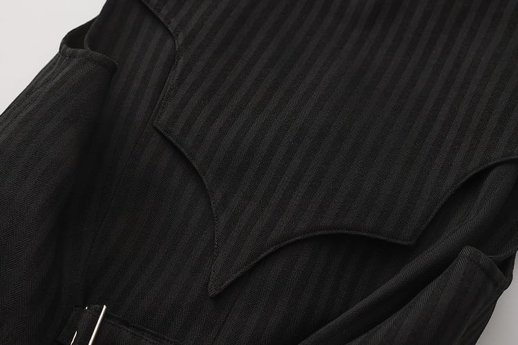 Gothic Ouji Schwalbe Geschwungene Saumflügel und schwarzer Westekragenschwanz Lolita Fledermaus