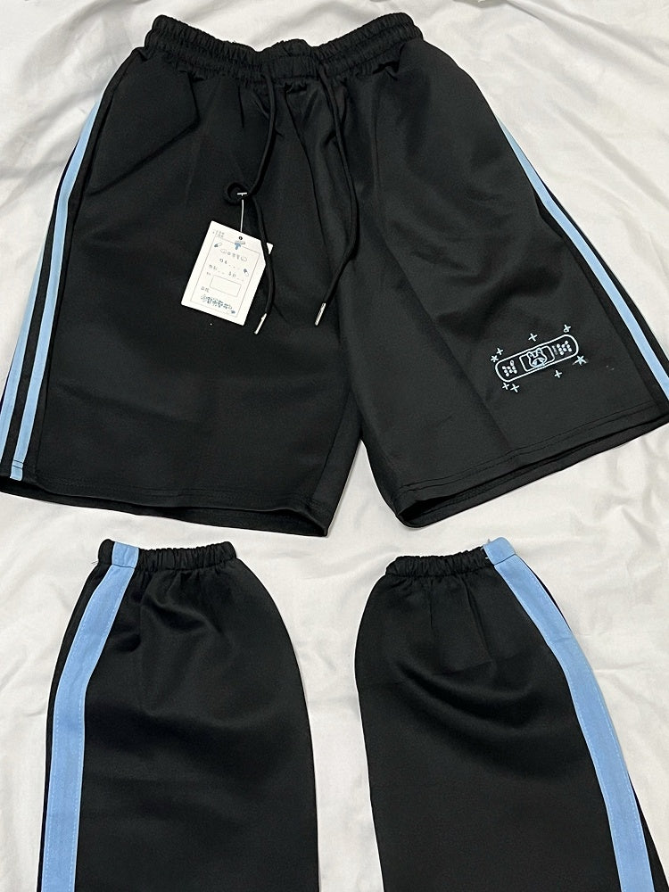 Und Bein Bunny Stickerei Tenshi BlackBlue Kaiwai Shorts Mit Wärmern Stern