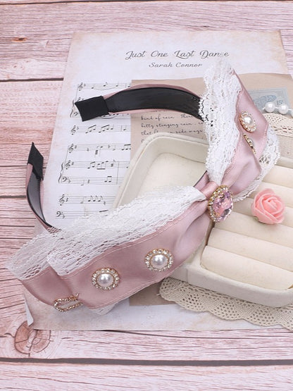 Options Rhinestone Lace Kei KC 4 Color Jirai Bowknot