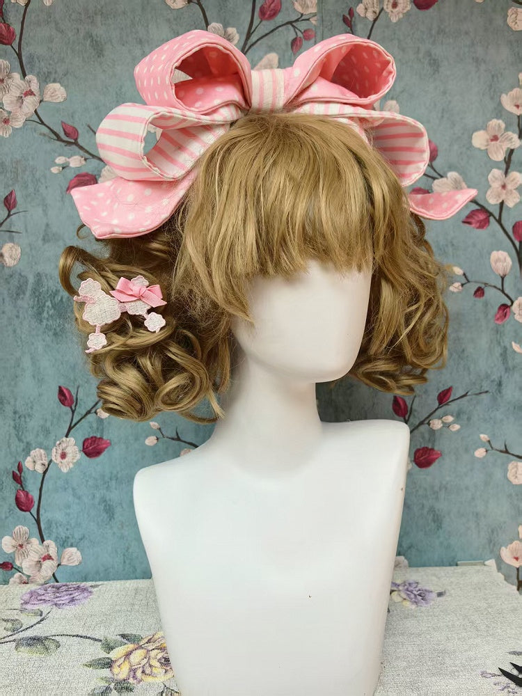 Pink & Black Bowknot KC with Poodle Patch - Infanta