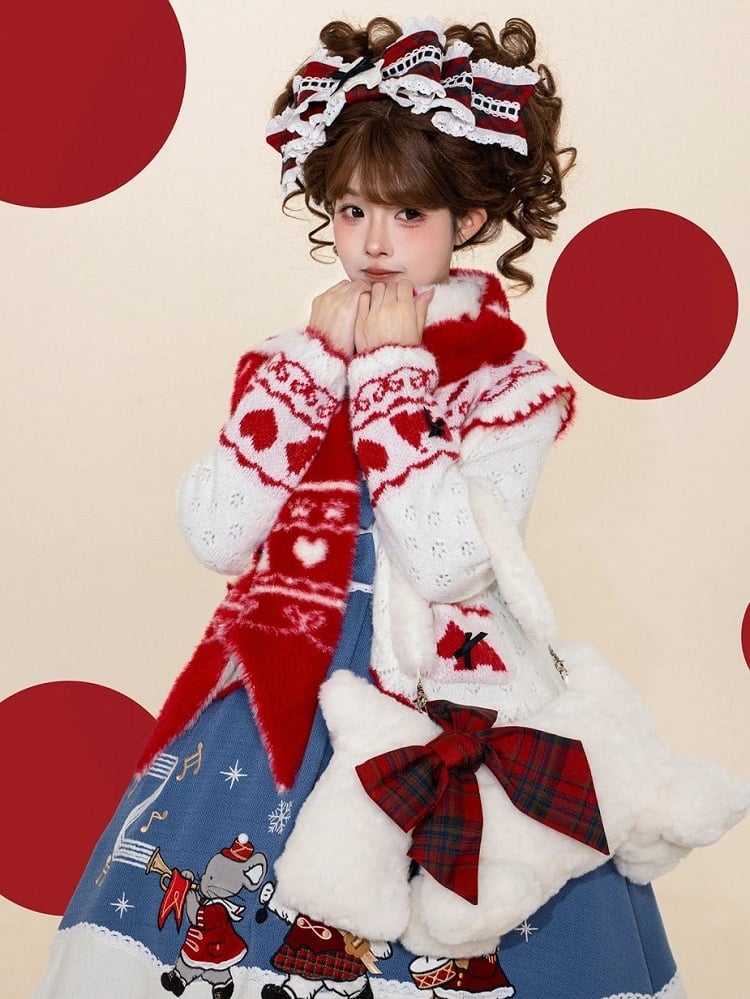 Lolita Bow Hairclip in 2 Colors - iris de nuit