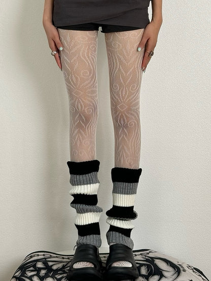 Options Y2K Tights Color Hollow-out 5