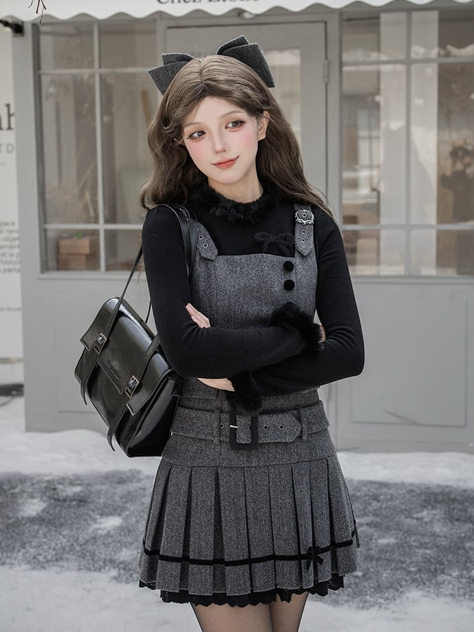 Bow Gray Hairclip