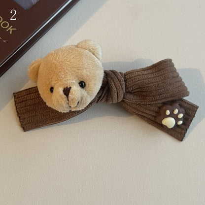 Design Brown 3 Bear Hairclips Options