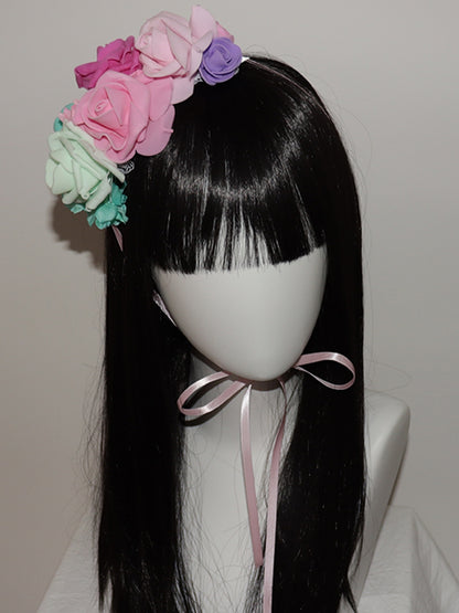 Colorful Hairband Floral Design