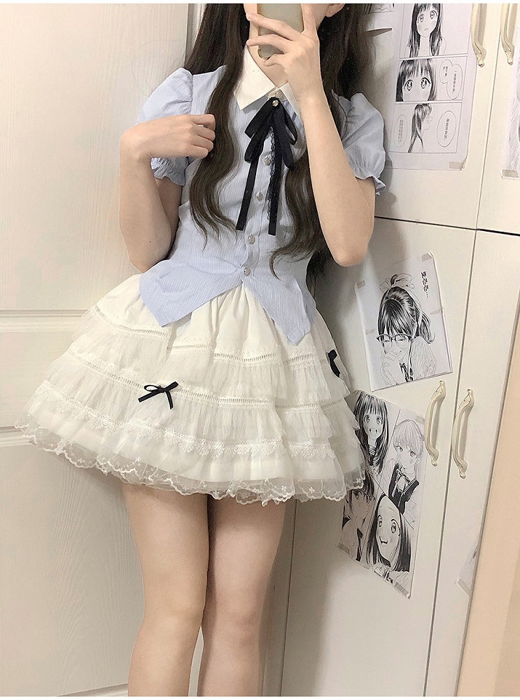 Bow Ribbon Tie Black