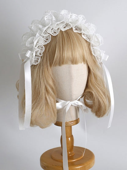 Color Details Sweet Options Ruffled Lolita Bowknot 9 Hairband