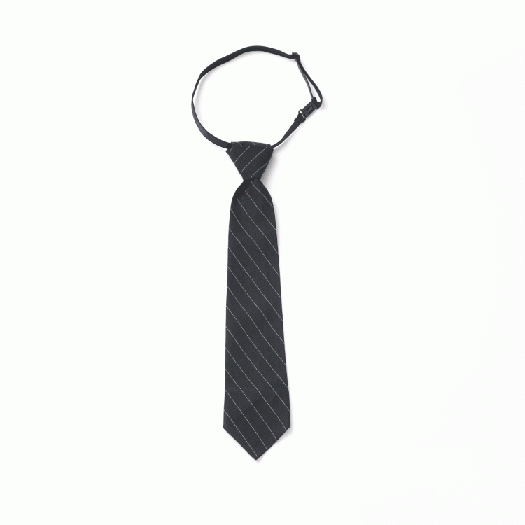 Striped Black Tie