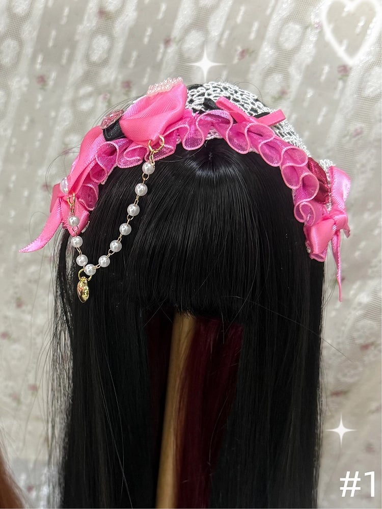 Doll Fashion Lace 3-color Hair Hime Gyaru Accessories - BJD