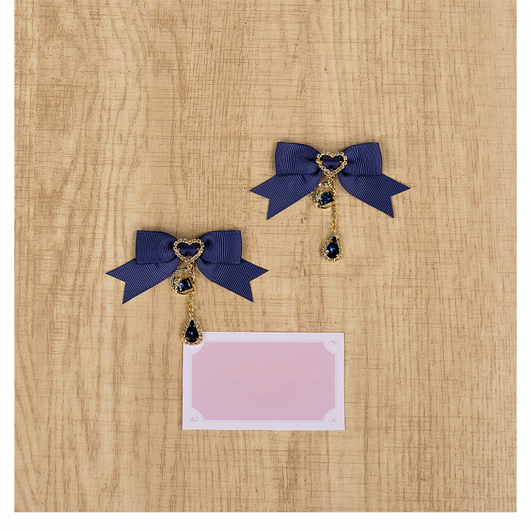 Colors 5 Kei Jirai Celestial Moon  Star Gemstone Collection Bowknot Hairclips