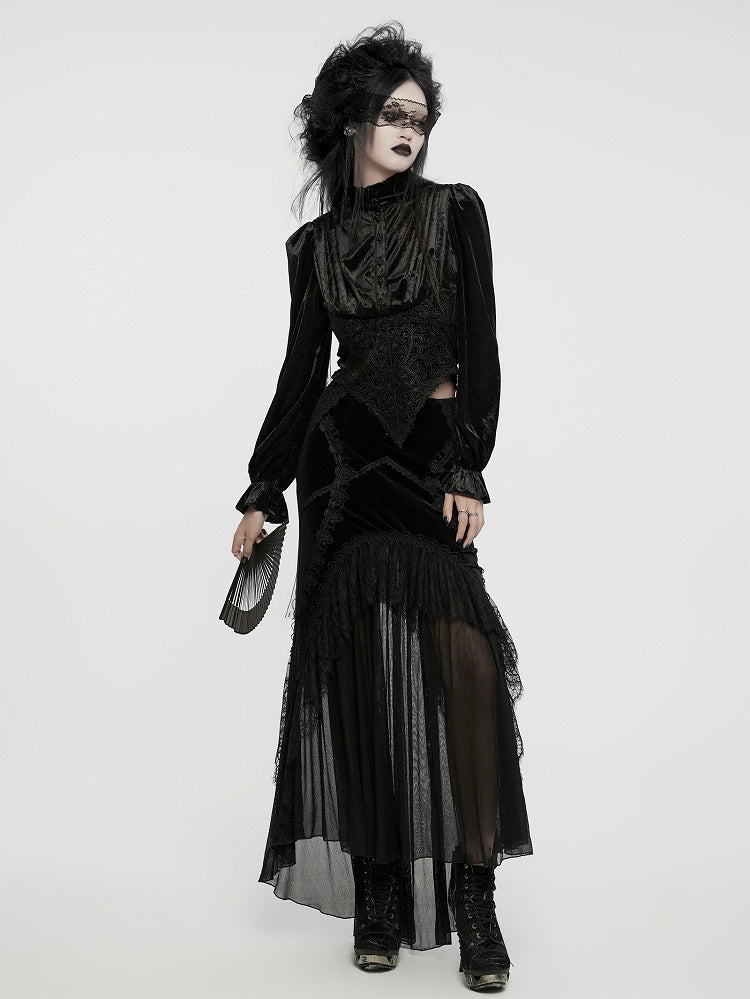 Shirt Goth Retro Black