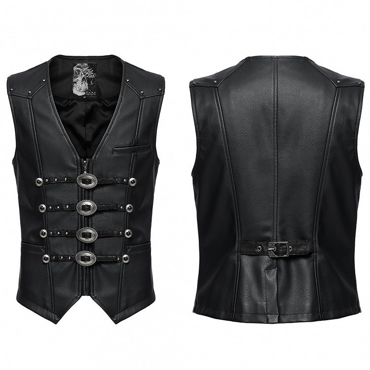 Black Gorgeous Men's Goth Vest