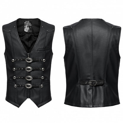 Black Gorgeous Men's Goth Vest