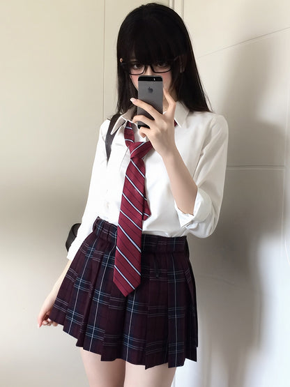 Preppy Style White Shirt