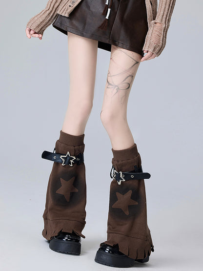 Nude Color Y2K Butterfly Print Stockings