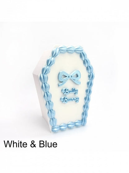 Kawaii 3D Printed Box with Bowknot Accent - Bully Bunny