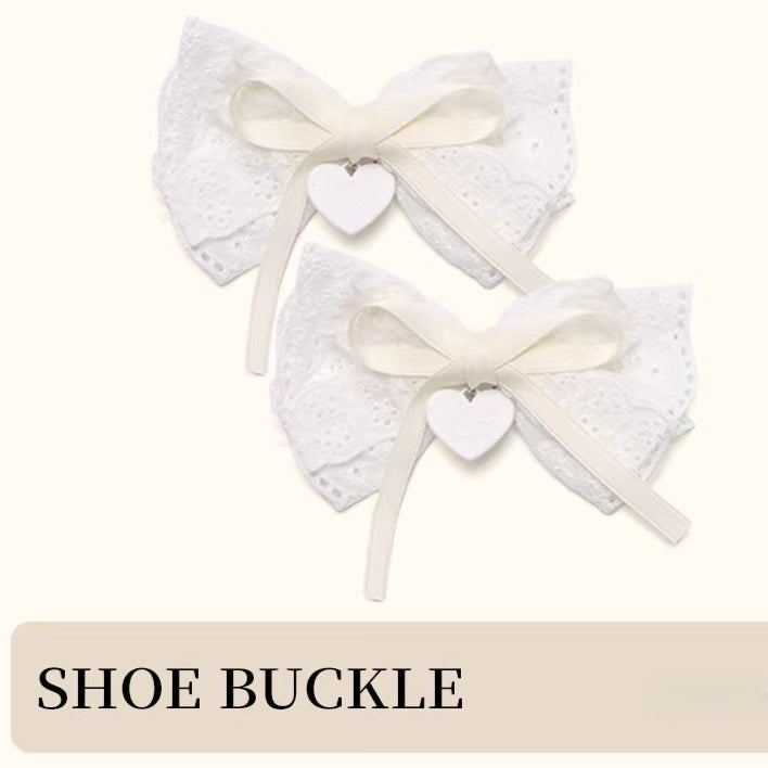 Sweet Bow Shoe Clips - Removable Lolita Shoe Accessories