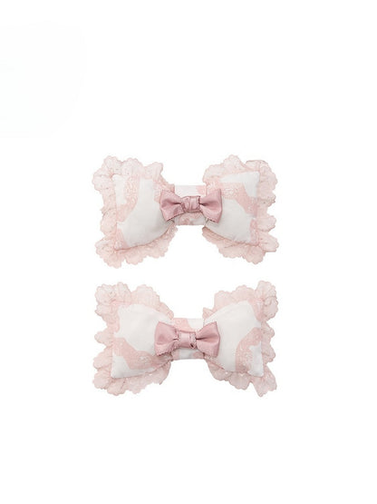 Bow Edging Options – Hairclips Lace with 4 Color Lolita Sweet