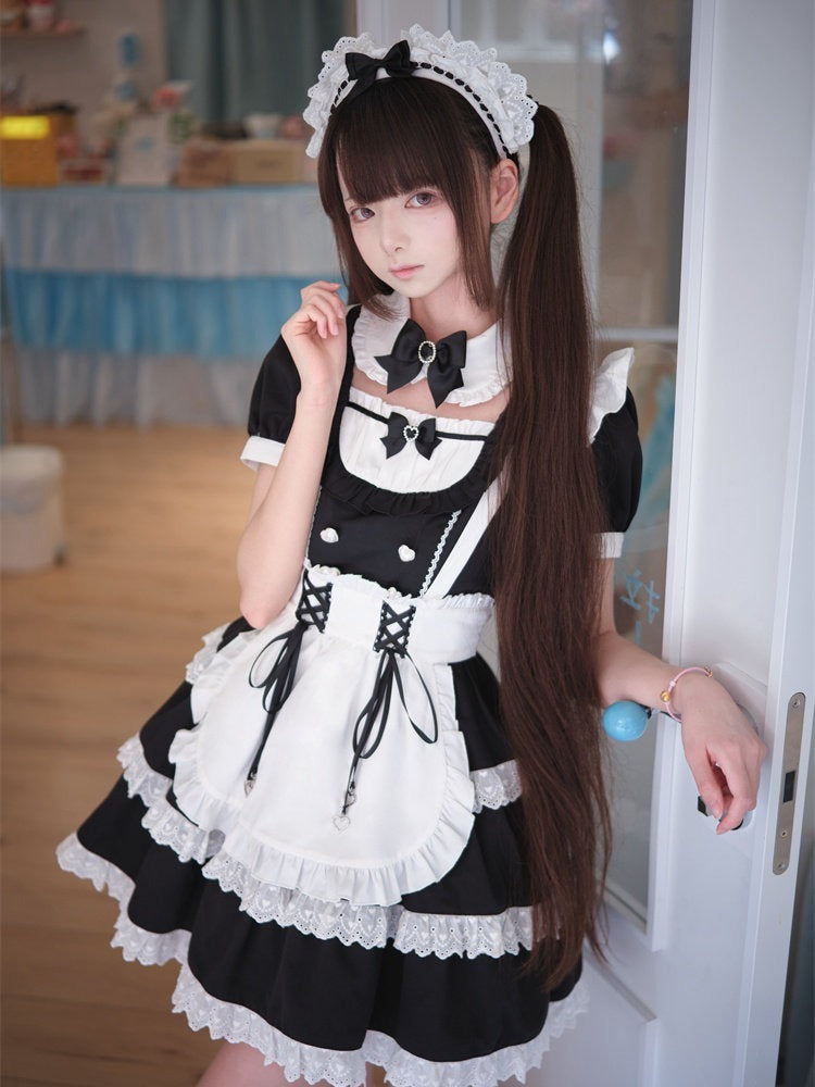 Black & White Bow Lace KC - Puppet Bombs