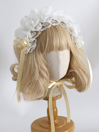 Color Details Sweet Options Ruffled Lolita Bowknot 9 Hairband