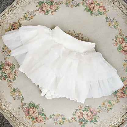 White Petticoat with Bloomers Lining - With PUJI