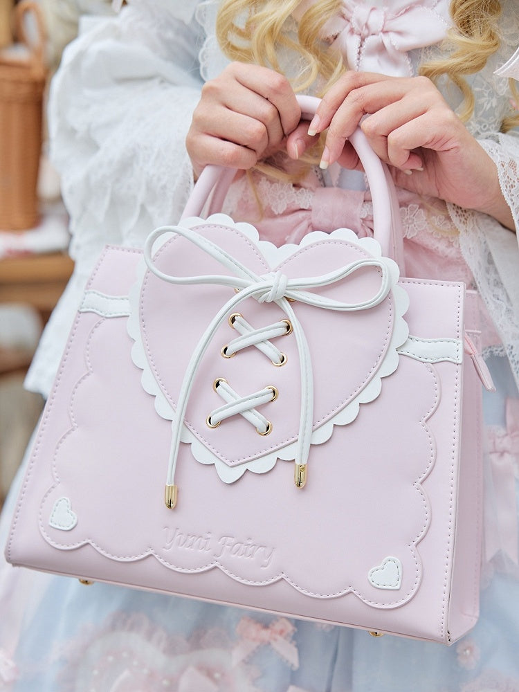 Sweet Pink Heart Shoulder Bag - Yuni Fairy