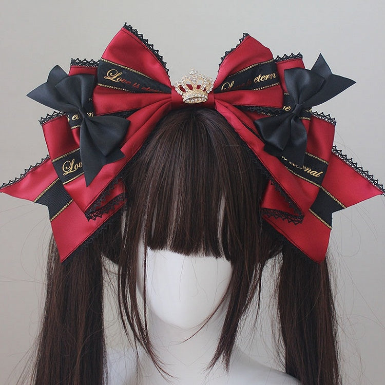 Crown Decorated Bowknot KC