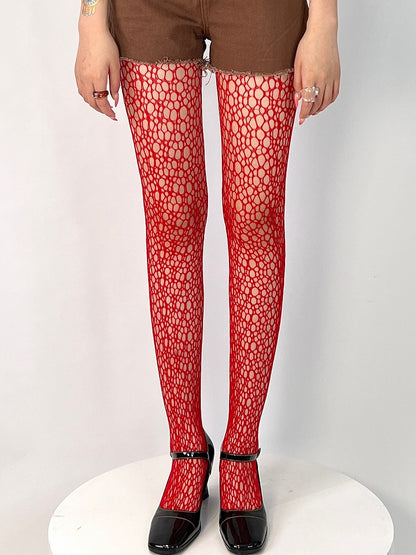 6 Design Y2K Cut-out Options Color Tights