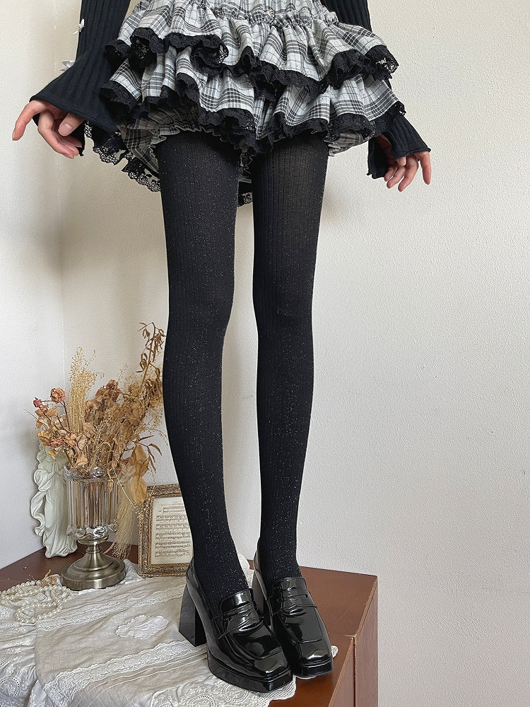 Colors Thread Tights Slimming Lurex 4