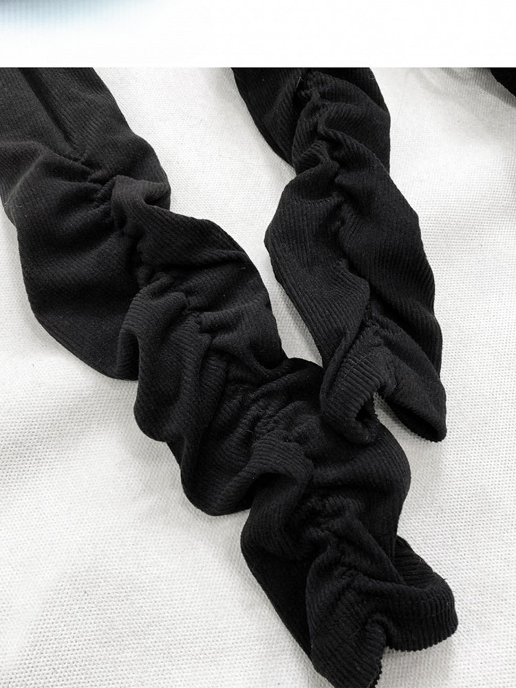 Kleid Schwarz Y2K Print Design