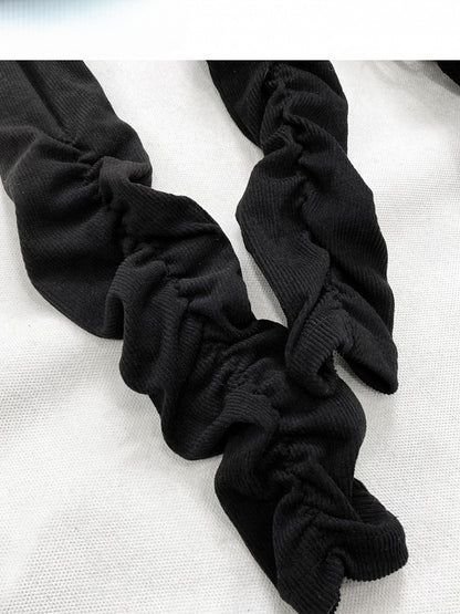 Kleid Schwarz Y2K Print Design