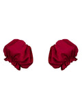Rote Puffärmel / Schwarz