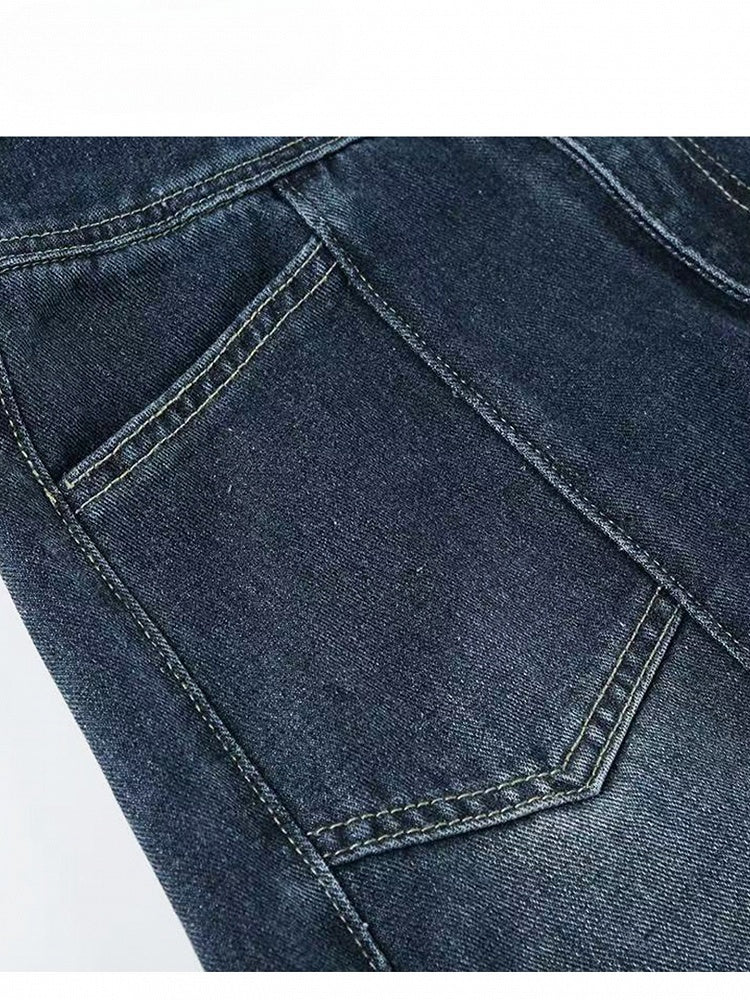 Rock Blau A-Linie Dunkel