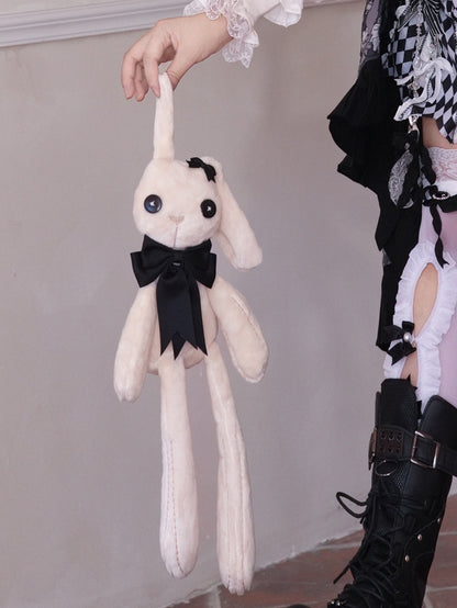 Bowknot Plüschhase Schwarz