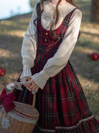 Details Ruff Weiß Bluse Kragen Süße Falten mit