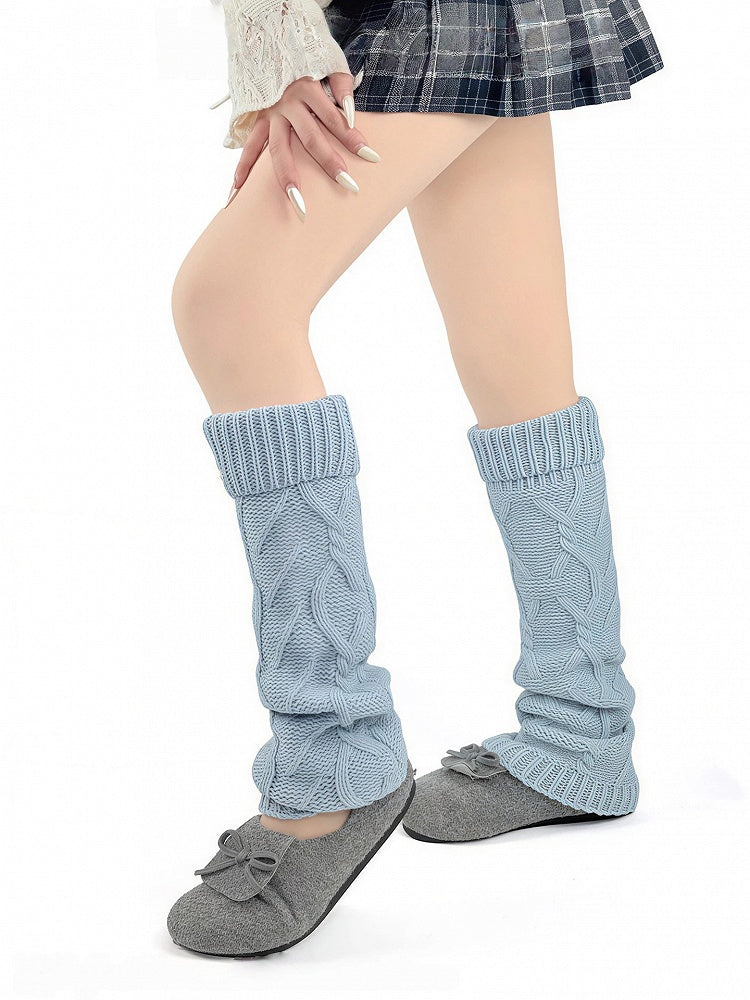 Cable Warmers Options) Slouchy (3 Leg Knit