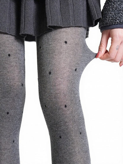 Semi-sheer Polka Dot Tights - ModaSwings