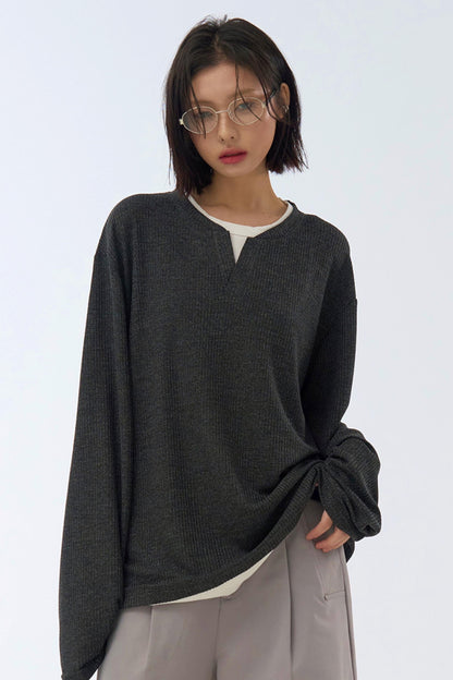 トップス ダークモード ルーズ