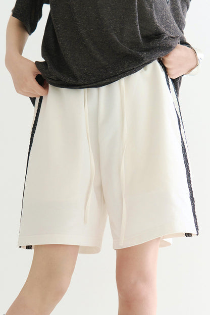 フィットリラックスパッチワークパンツ