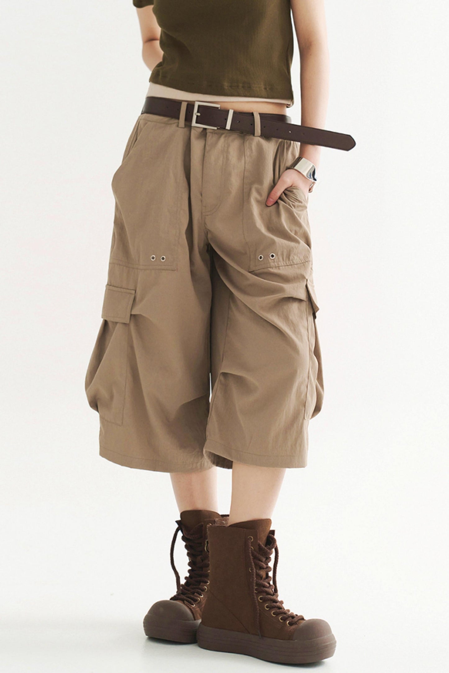 Y2K Cargo Casual Pants Airy