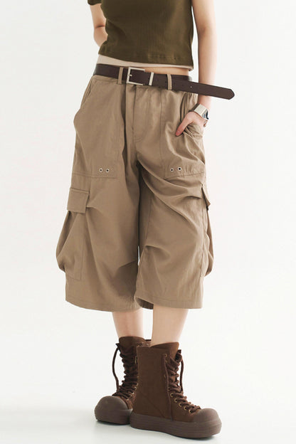 Y2K Cargo Casual Pants Airy
