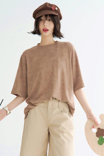 ルーズフィットヤーンディーゼルダイTシャツ