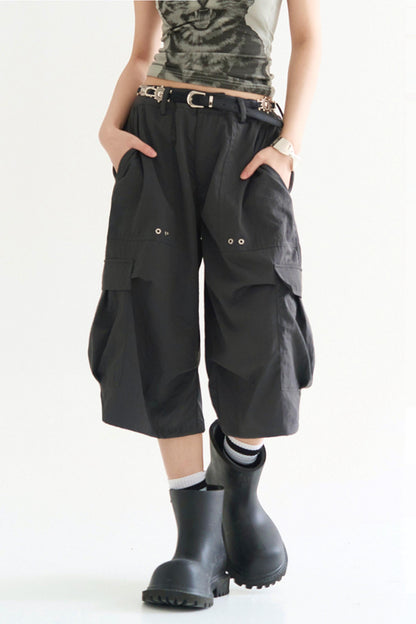 Y2K Cargo Casual Pants Airy