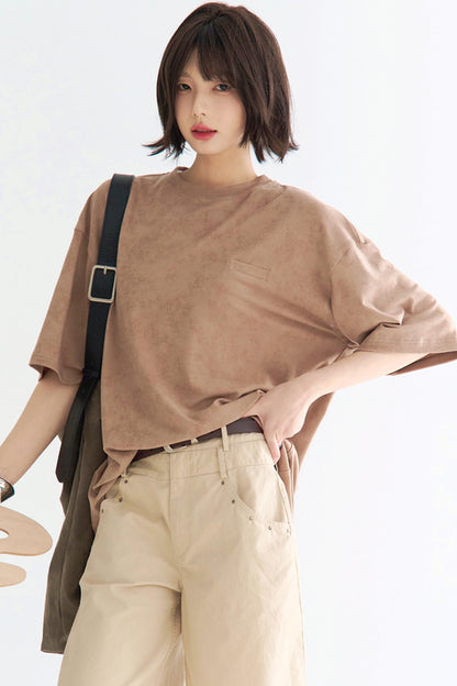 ルーズフィットヤーンディーゼルダイTシャツ