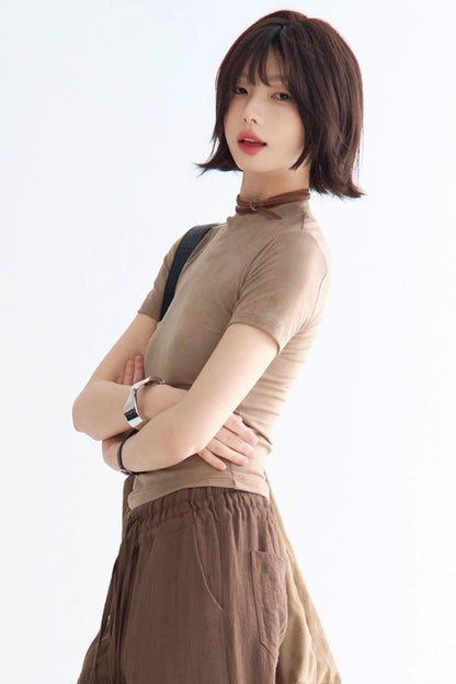 フィットシャツTシャツ重力タイダイ