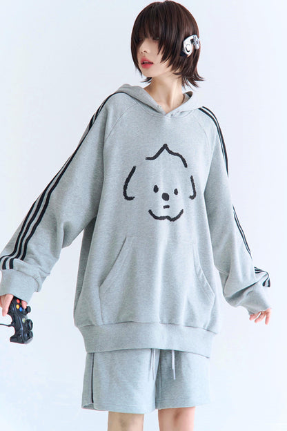 セットアップ スウェットパンツ リラックスフィット プリント