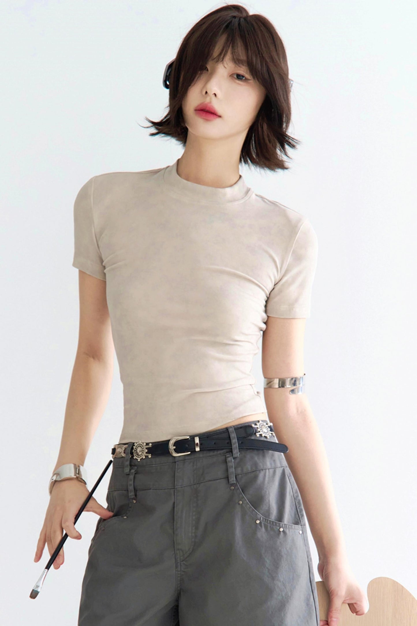 フィットシャツTシャツ重力タイダイ